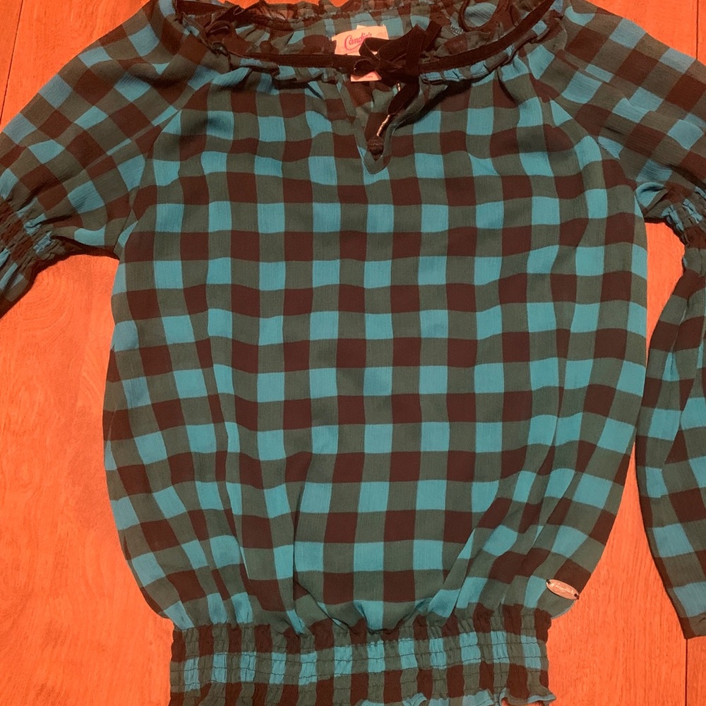 Black and White Plaid Shirt